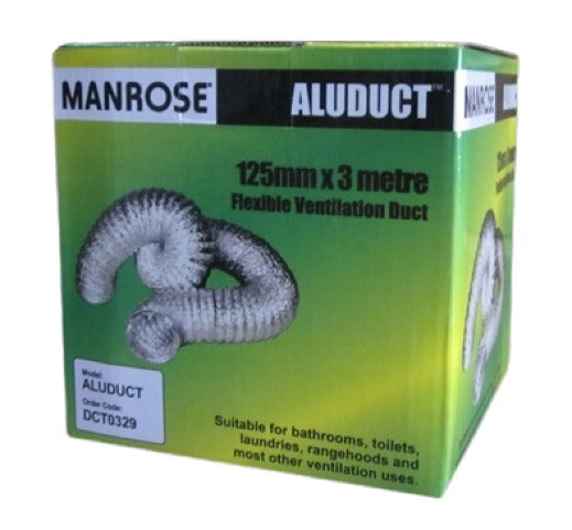 Duct 120mm x 1m Aluminium Bagged & Header Card