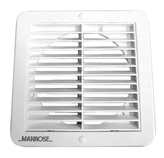 Grill Plate 230mm Fixed White no Spigot