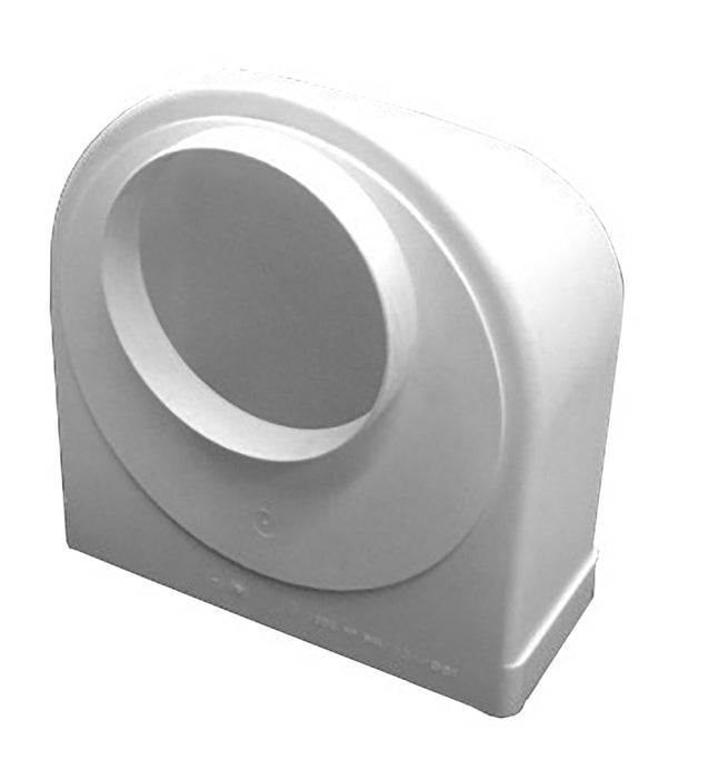 HP Duct Rect-Round Elbow 125mm