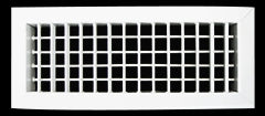 Diffuser 350 x 150mm Double Deflection White