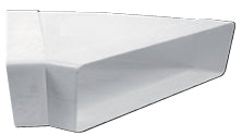 HP Duct Flat Horiz 45Deg Bend