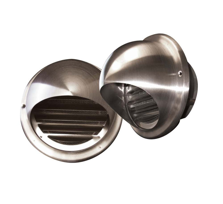Dome Cowl 100mm Stainless Steel