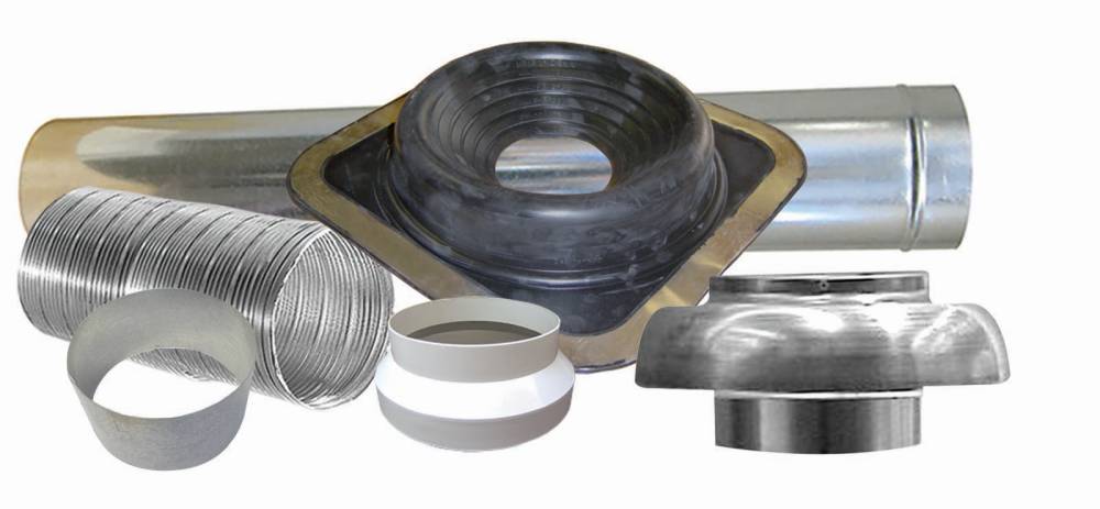 Rangehood Kit 150mm Roof Iron