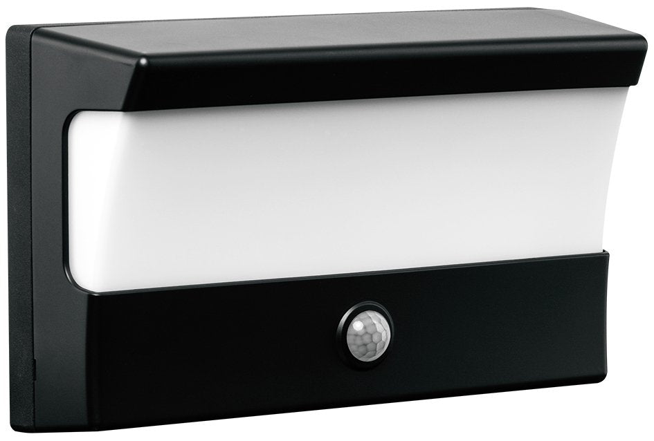 Elite Bulkhead LED 16W PIR Landscape Black IP55