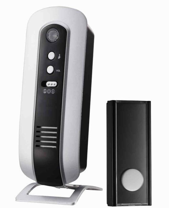 Visichime Apartment Door Chime Silver/Black