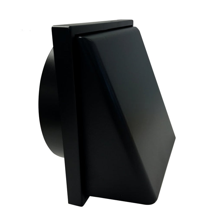Cowl 150mm Weatherproof Black