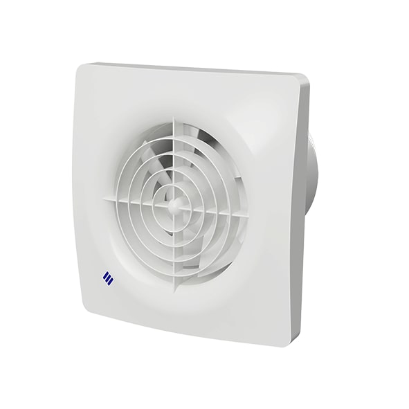 Quiet Bathroom Fan 125mm Wall/Ceiling with Timer
