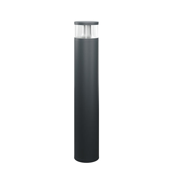 Alva Bollard 16W 3k Clear 940mm Anthracite IK09