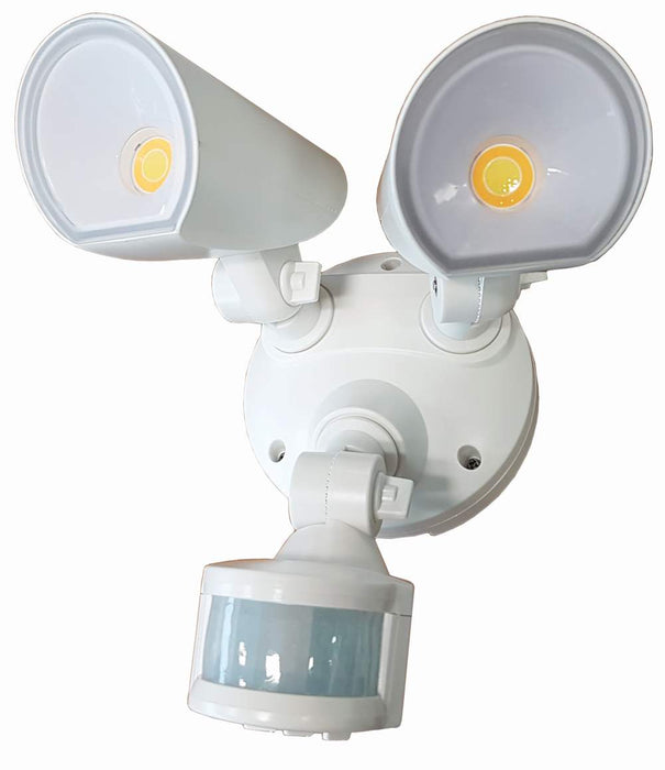 Ecospot Select PIR 2x10W 3cct White IP54