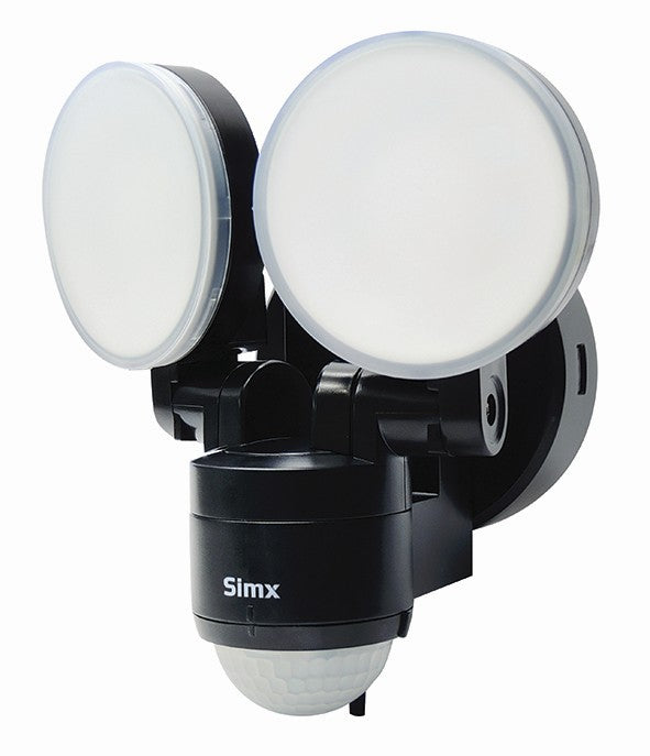 Sensor Led 2 WB Spotlight 2 x 4W Black IP55