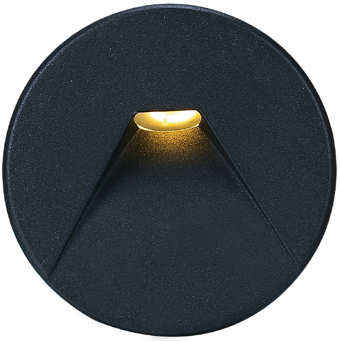 Waitomo Steplight 3W 50Hz 3CCT Round Black IP44