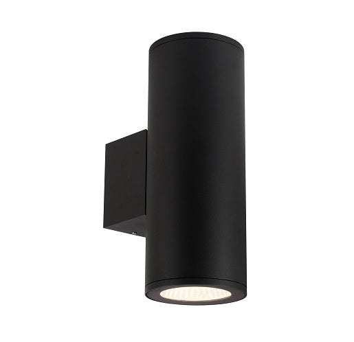 Ruapehu LED Up/Down Light 2 x 12W 3k Black IP65