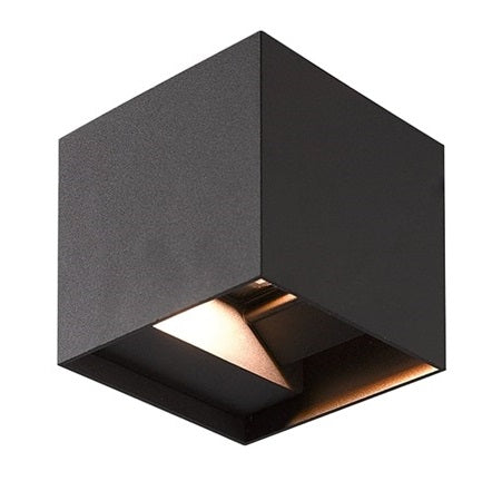 Cubic 500 Wall Light 10W 3CCT Black IP65