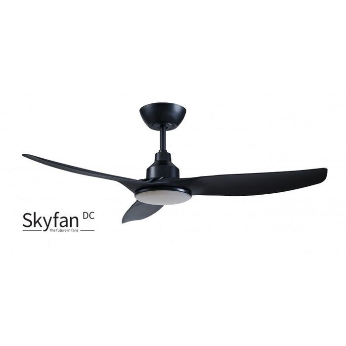 Skyfan DC Ceiling Fan with Light 3-blade 1220mm Black