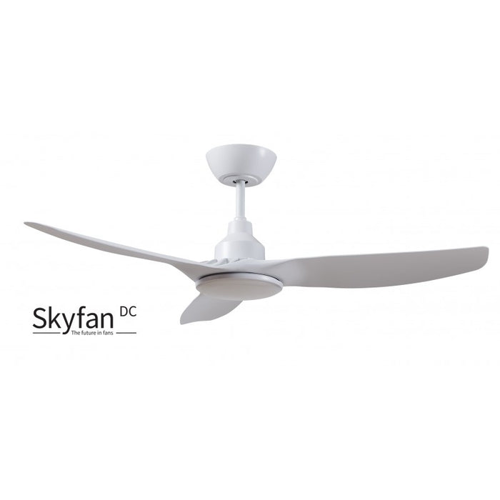Skyfan DC Ceiling Fan with Light 3-blade 1220mm White