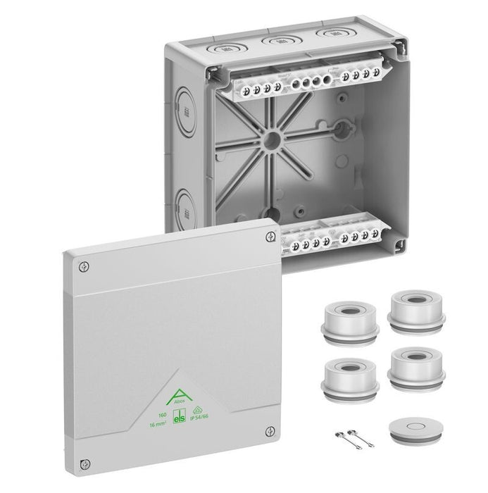 Junction Box 182 x 182 x 90mm with Terminals