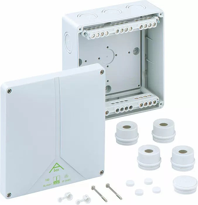 Junction Box 180 x 180 x 91mm with Terminals