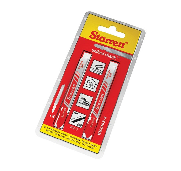 Jig Saw Blade 3-inch Carbide Grit 2pk