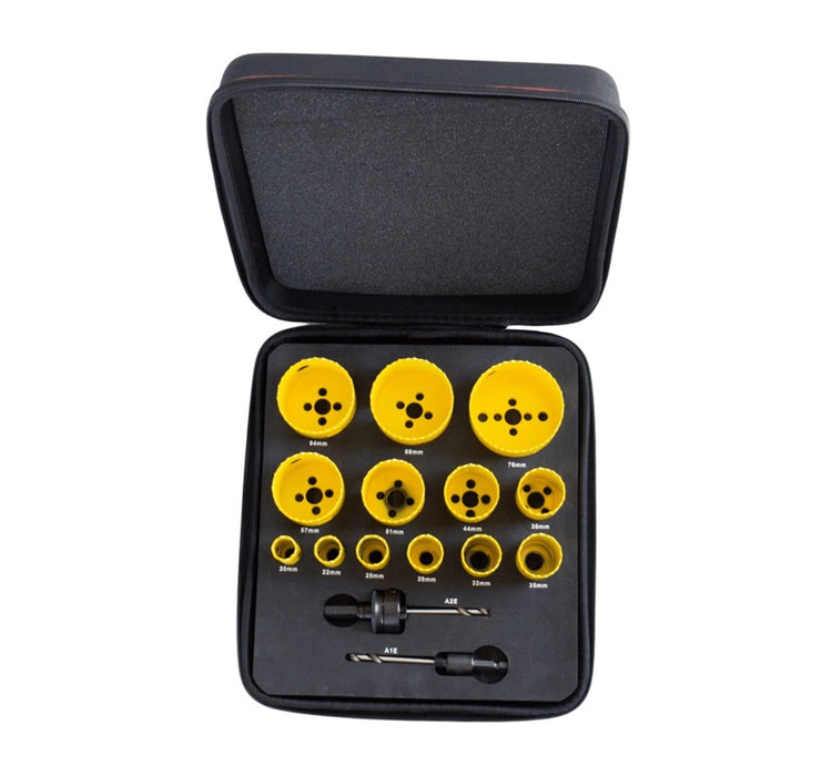 General Purpose Deep Cut Holesaw Kit 13 piece
