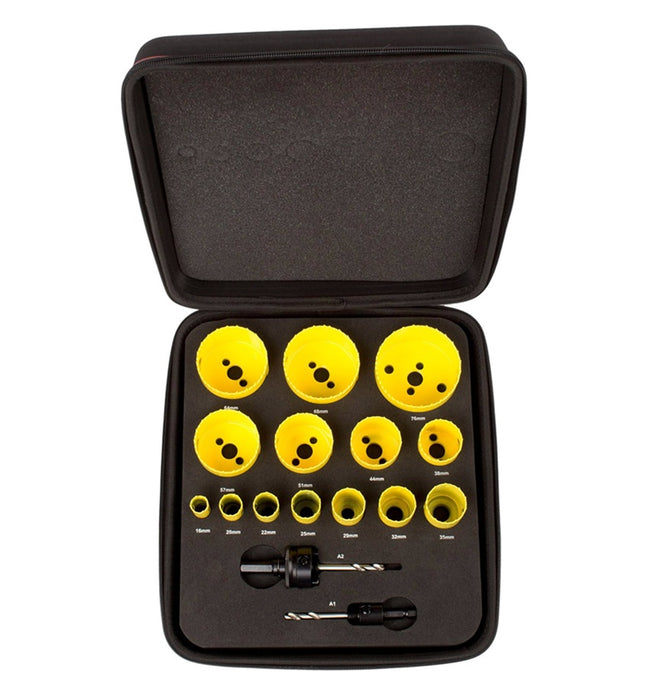 General Purpose Fast Cut Holesaw Kit 14 piece