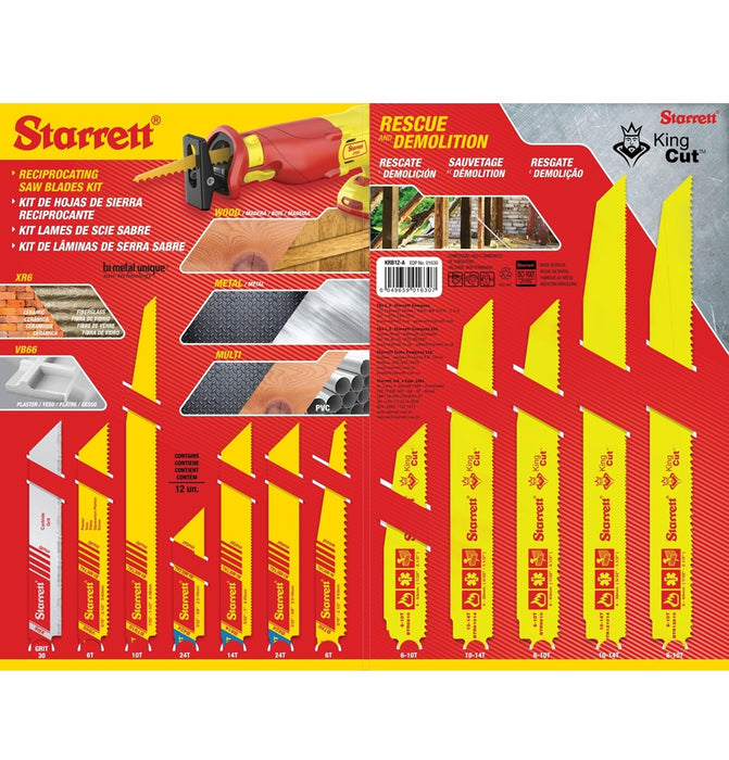 Reciprocating Blade Set 12pc