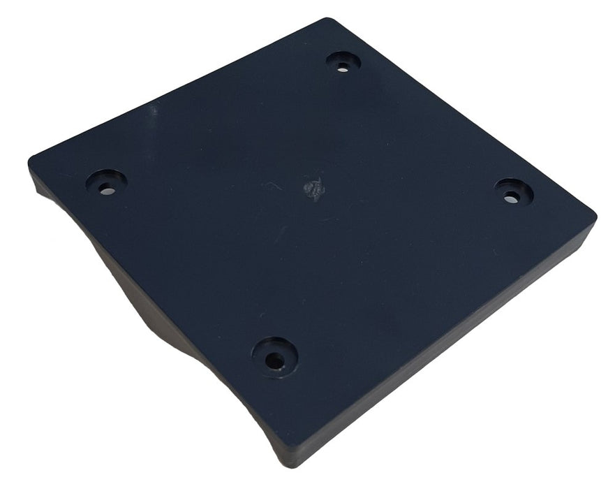 Mounting Block Sq 122mm Black For Corrugated Iron