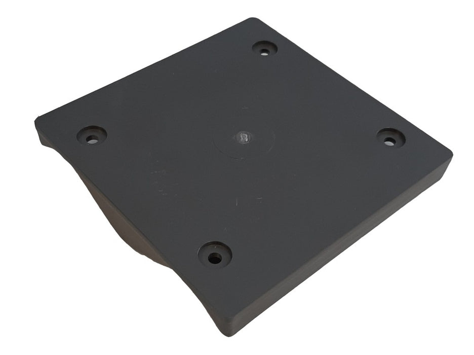 Mounting Block Sq 122mm Dark Grey For Corrugated Iron