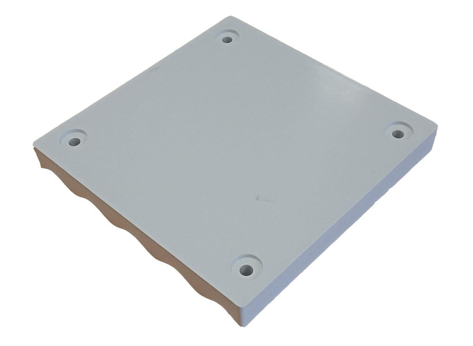 Mounting Block Sq 122mm Mini Light Grey For Mini Orb Iron