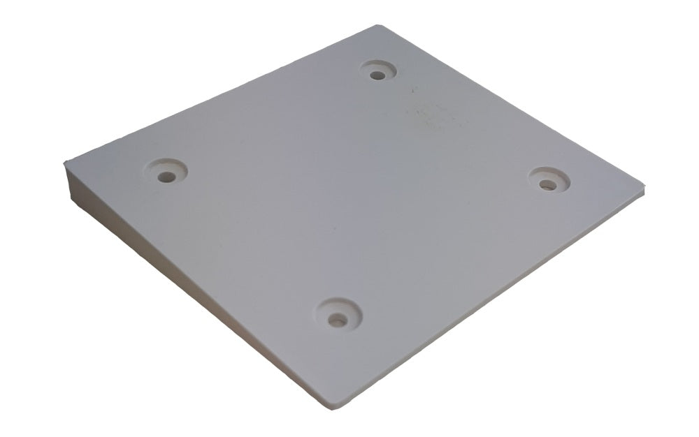 Mounting Block 122x110mm Light Grey For Weather Board