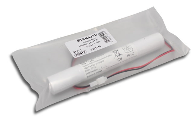 Battery Pack 4 Cell 4.8V Nicad 1.8Ah LED for Quickfit