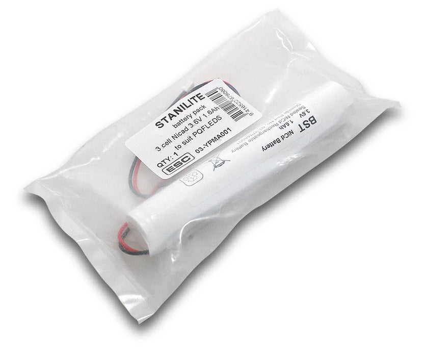 Battery Pack 3 Cell 3.6V Nicad Sub C For PQFLEDS