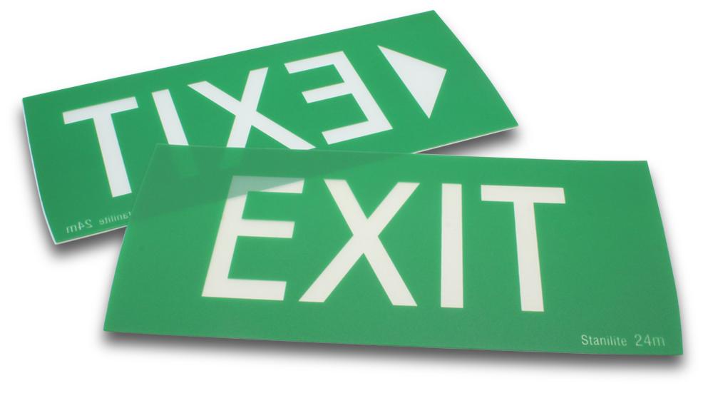 Exit Led 5 Decal Exit Pack