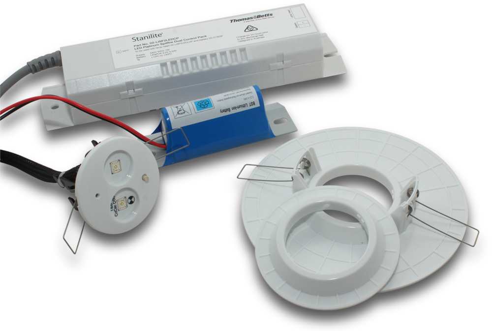 Spitfire Emergency 3W Dual LED Recess Non Maintained LiFePO4