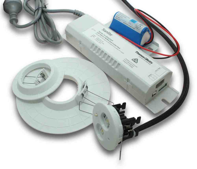 Spitfire Emergency 2W 2-LED Surface Mnt Nm LiFePO4