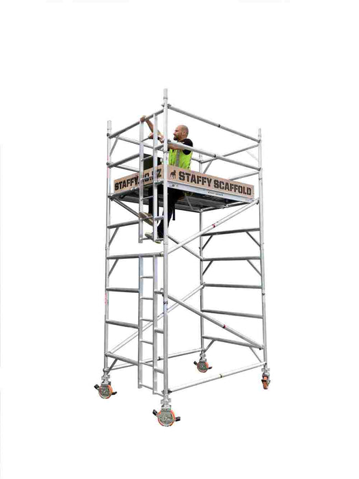 Staffy Mobile Scaffold Tower Aluminium 4m