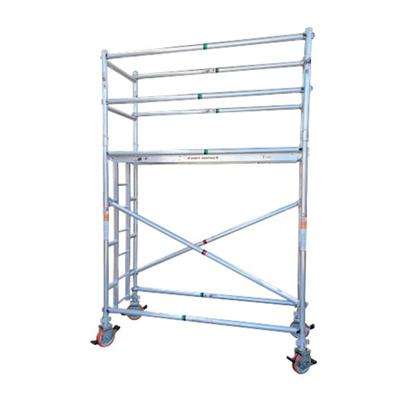 Staffy Mobile Scaffold Tower Aluminium 3m 450kg 1x Platform