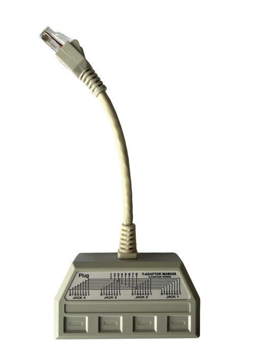 RJ45 Splitter 4Way Harmonica Bridge