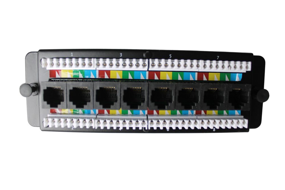 Patch Panel Cat6 RJ45 8Port