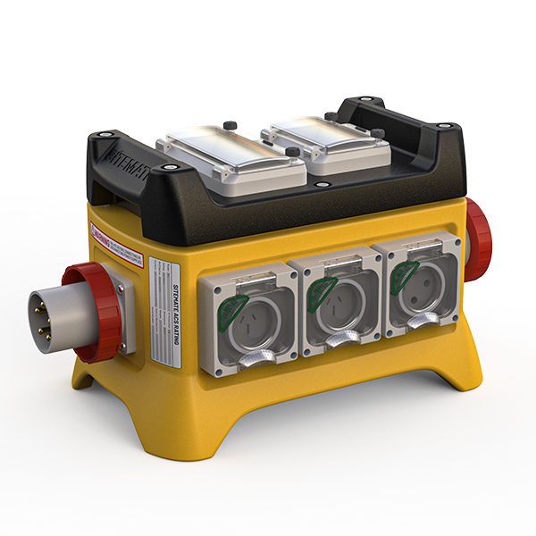 Temporary Power Distribution Unit 32A 5 x 15A Outlets