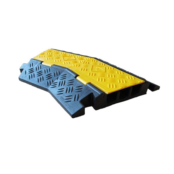 Protector Ramp Corner 3-Channel 45deg Left Rubber