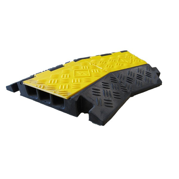 Protector Ramp Corner 3-Channel 45deg Right Rubber