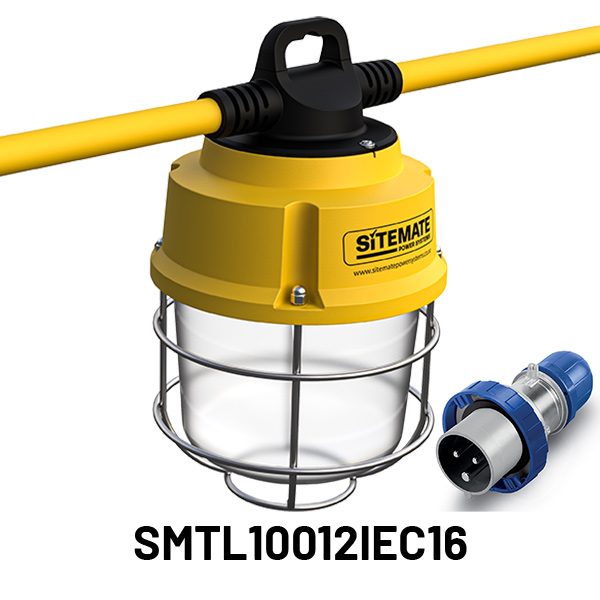 Tufflite Site Lighting IEC 16A Plug & Conn 5 x 20W 12m