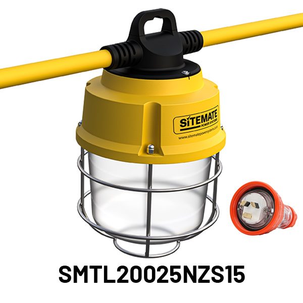 Tufflite Site Lighting AS/NZS 15A Plug & Conn 10 x 20W 25m