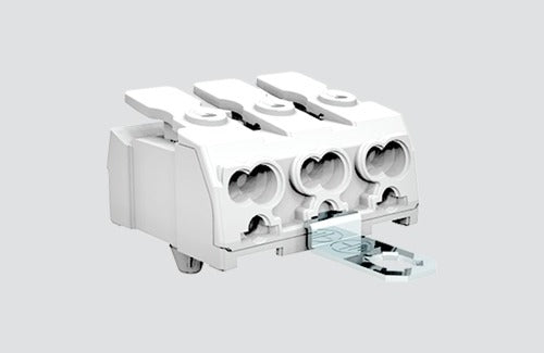Terminal Block 2P+E Tab Push In