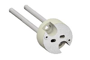 Lampholder Dichroic G4-G6.35 Round 1.6m Teflon Tail