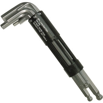 T&E Allen Key Imperial 8pc 5/64 3/8 Ball End Hex Set