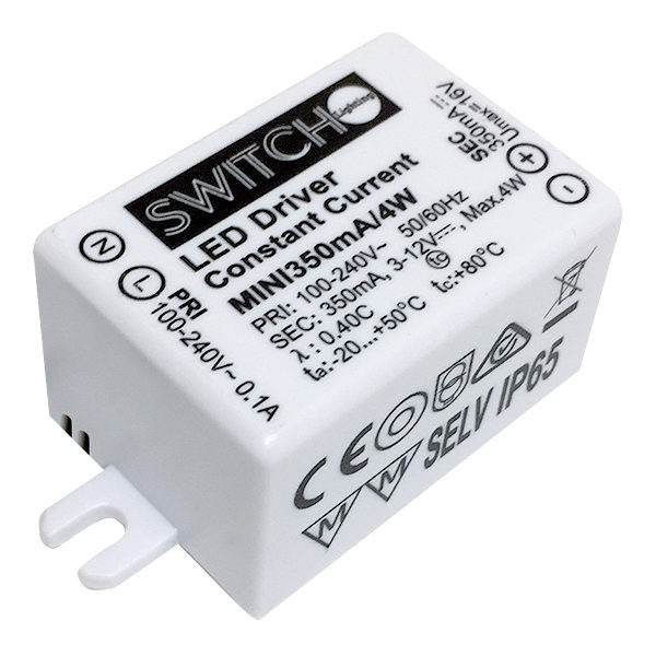 Mini Constant Current Driver 350mA 4W IP65