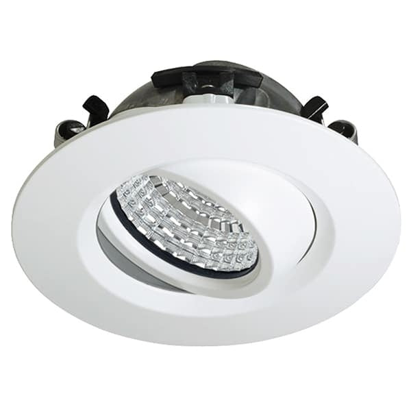 Downlight ULG Tilt 9.2W 60D 2700k ICF Dimmable CRI90+ Wh