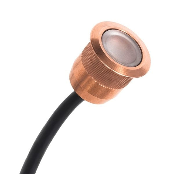 Mini-Lightz 1W 70Deg 3000k IP67 Friction Mnt Copper