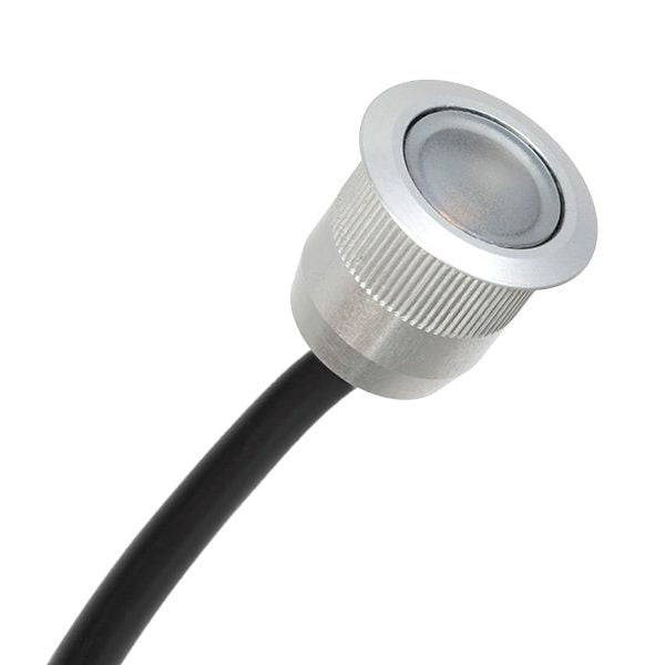 Mini-Lightz 1W 30Deg 4000k IP67 Friction Mnt Natural Anodise